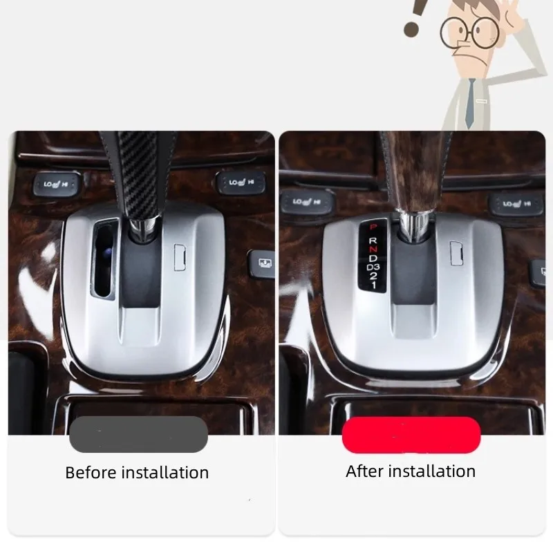 

AZ-For Honda 8th generation Accord 2008-2013 Gear Display Sticker Shift Panel Letter Digital Stickers 1PCS