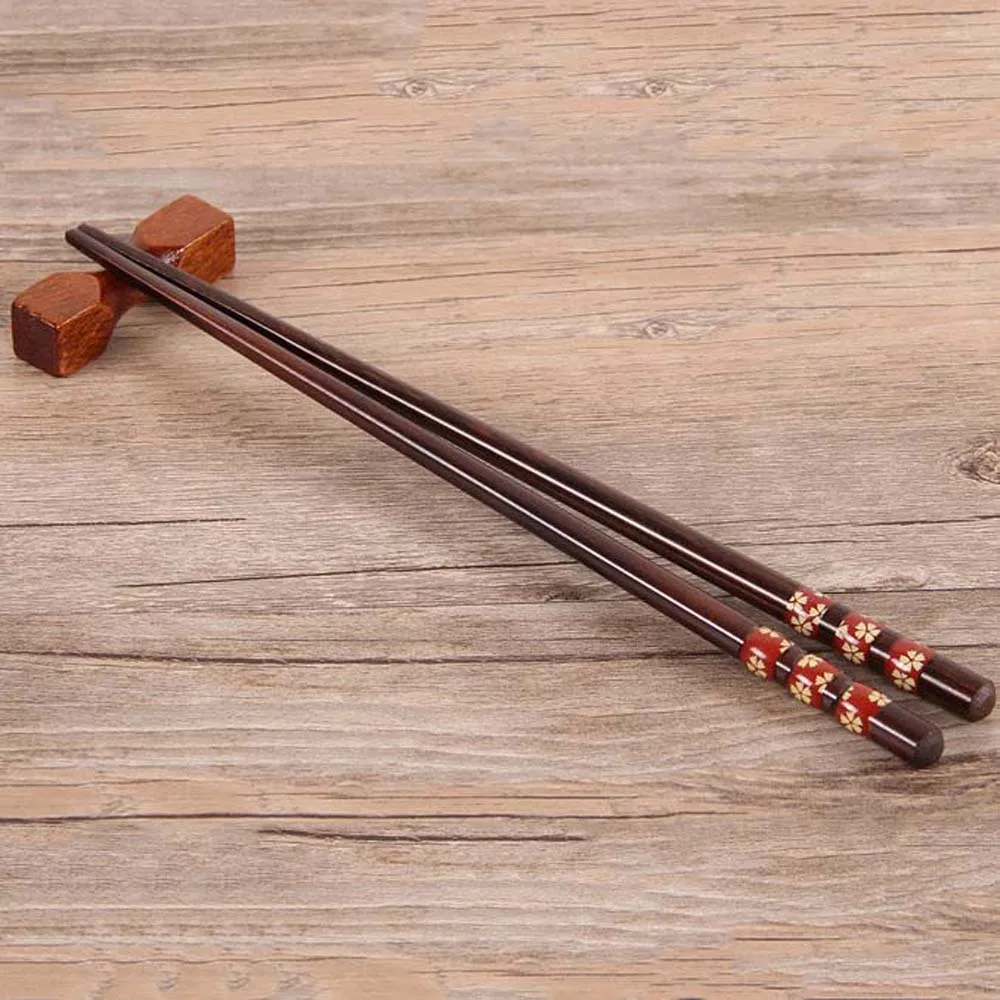 Durable Restaurant Natural Wooden Cooking Handmade Tableware Dinnerware Kitchen Tools Wood Chopsticks Sushi Chopsticks