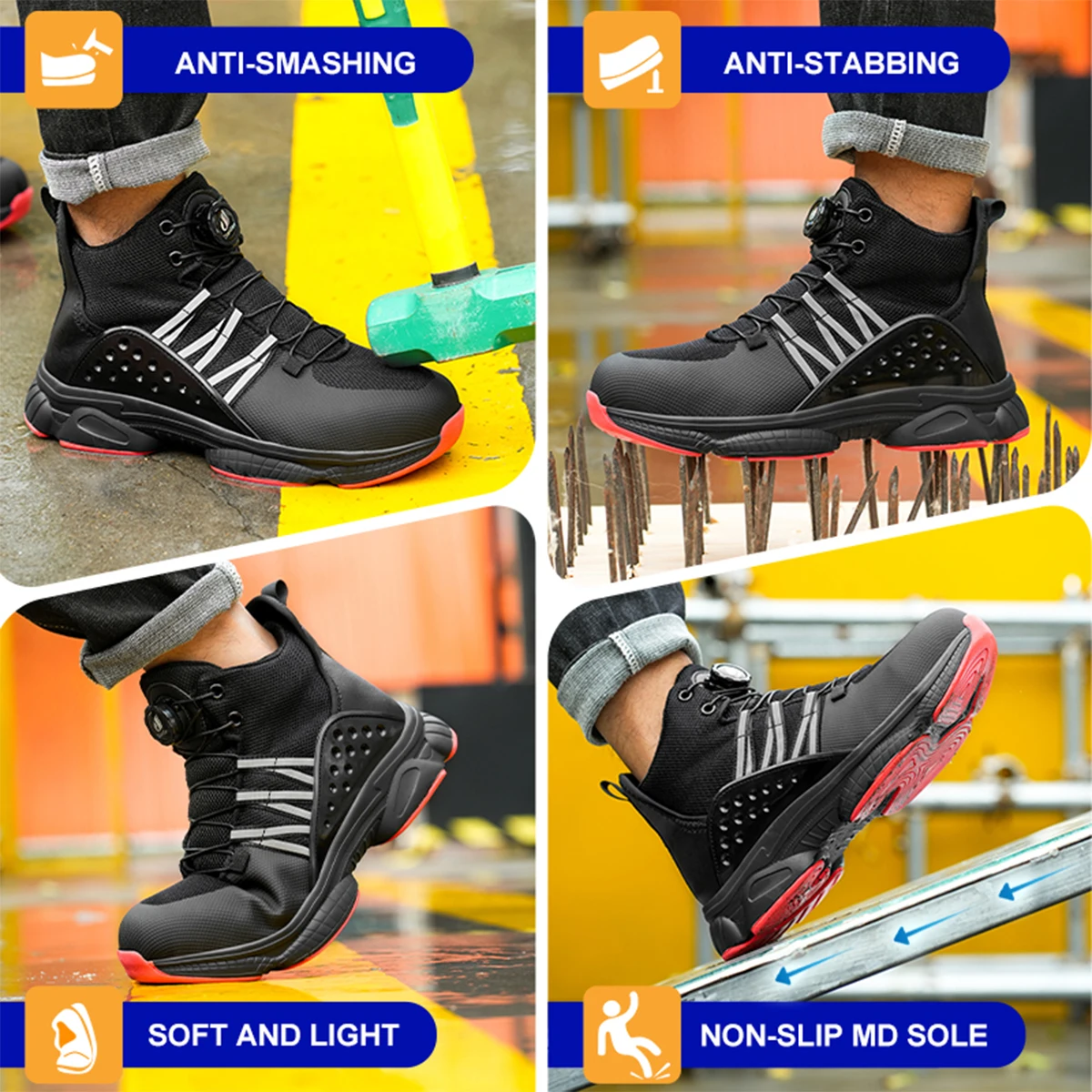 Mens Safety Boots Indestructib - Leatherwork Jobs review and price