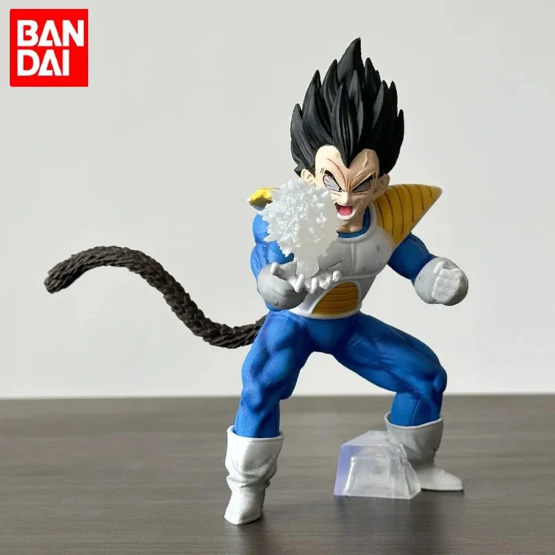 17CM Anime Dragon Ball Z Vegeta Figure Vegeta Statue with Artificial Moon PVC Action Figures Collection Model Toys Gifts