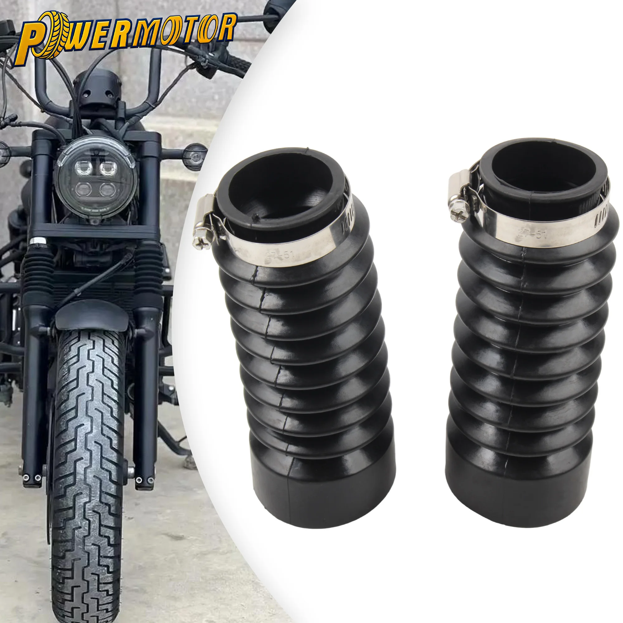 

For Honda Rebel CMX500 CMX300 CMX 300 500 2017-2021 Motorcycle Shock Absorber Protection Cover Rubber Dust Cover Gaiter Boots