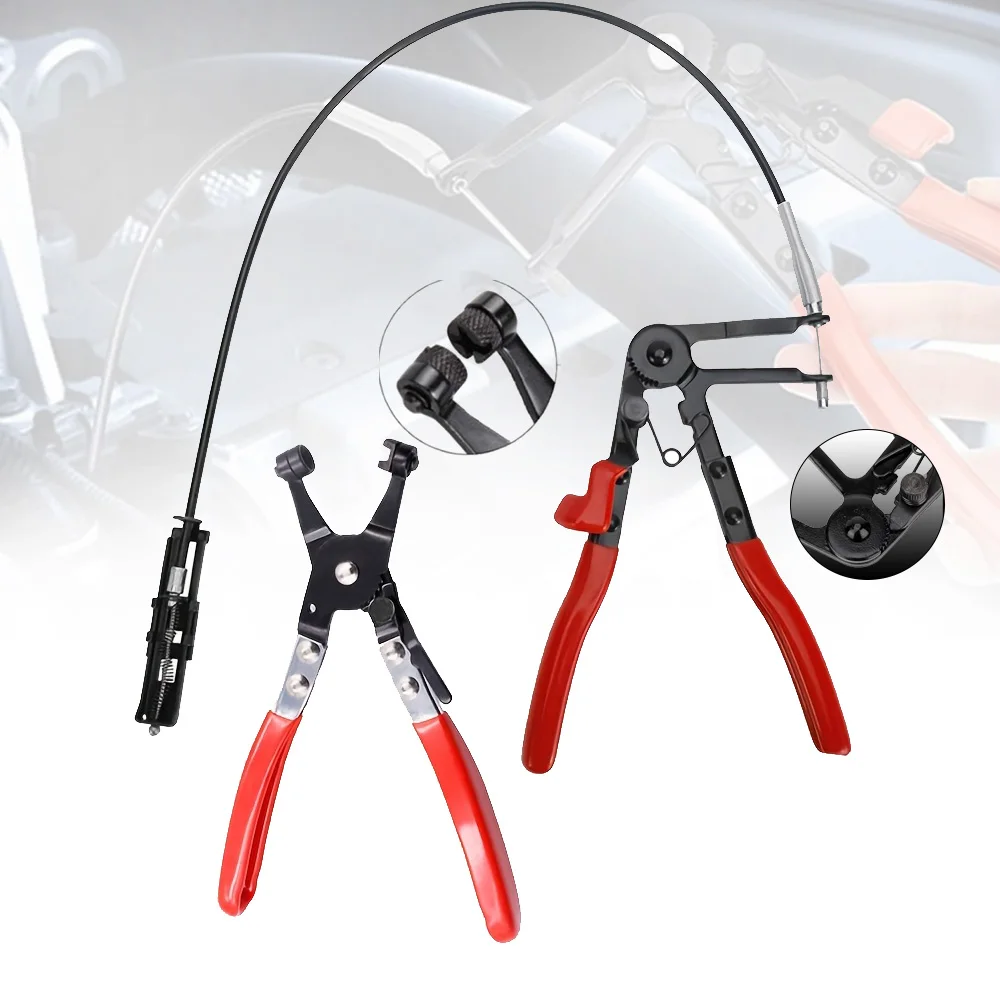 

Auto Welding Clamp Tool Wire Holder Soldering Pliers Car Fuel Oil Filter Hose Clamp Pliers Car Fuel Oil Water Pipe Repair Tool