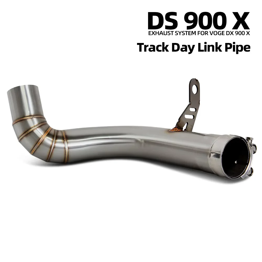 Motorcycle Escape Adapter Pipe For VOGE 900DS DS900X DSX900 24-25 Modify Stainless Middle Tube Fit Original Exhaust Muffler