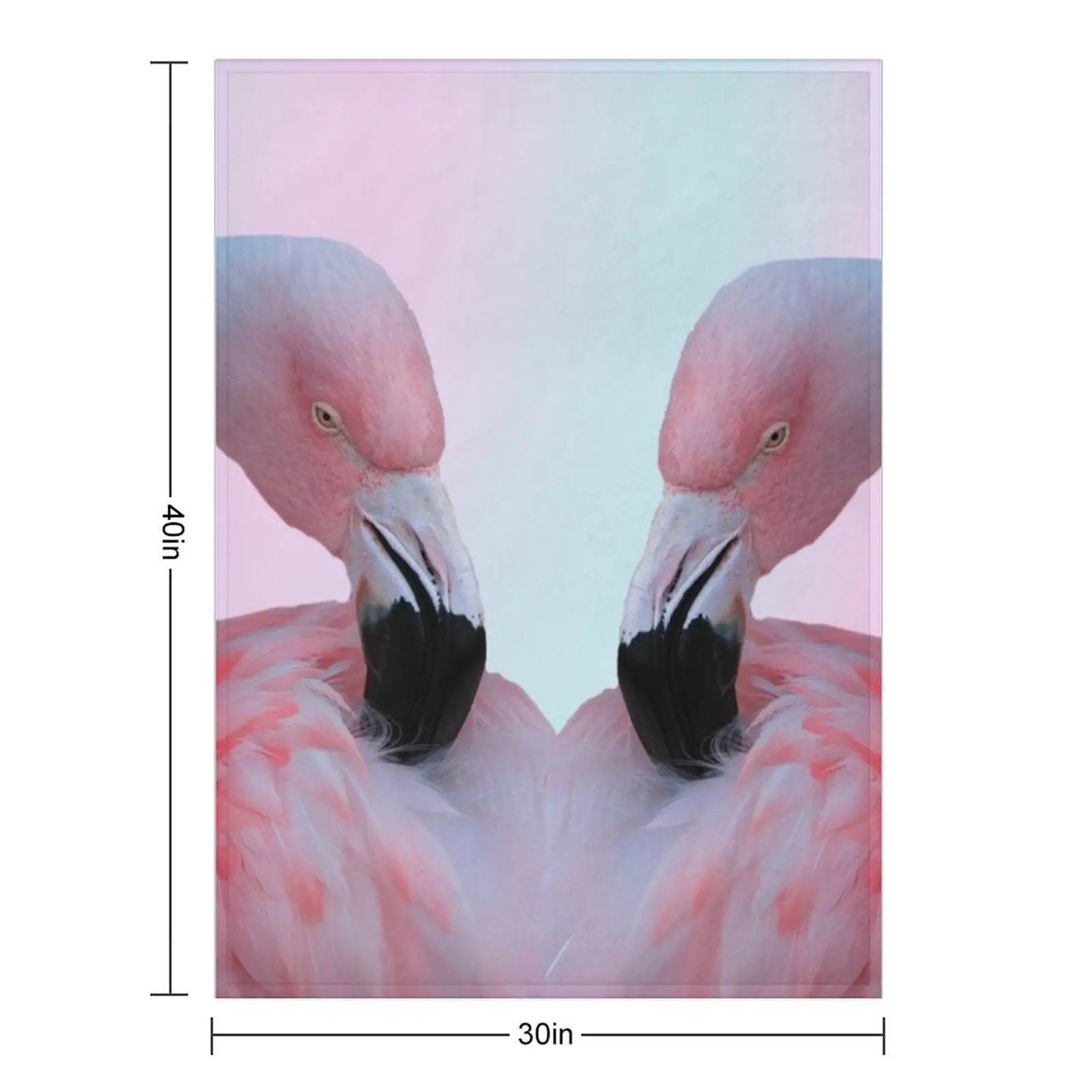 بطانية رمي فلامنغو الوردية للأطفال بطانيات أنيمي من قماش الفلانيل هدية شخصية #2