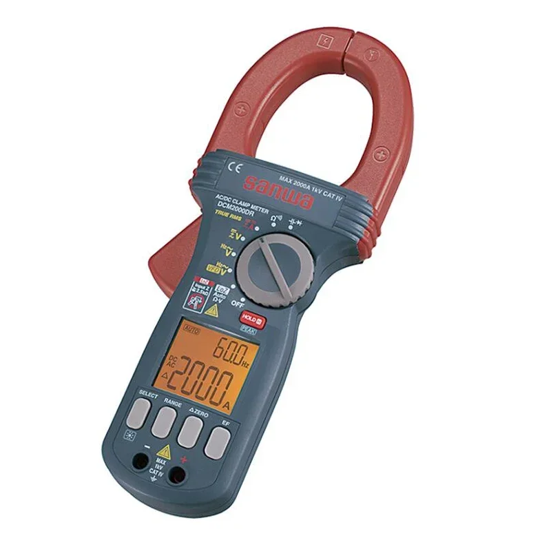 SANWA DCM2000DR Clamp Meter DC/AC Current Measurable Max. 2000A & DMM Functions