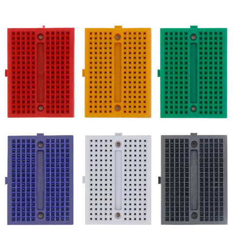 1-6 Pcs Mini Breadboard Kit with 170 Tie Points - Solderless SYB-170 Prototype PCB Bread Board for Arduino, Raspberry Pi More