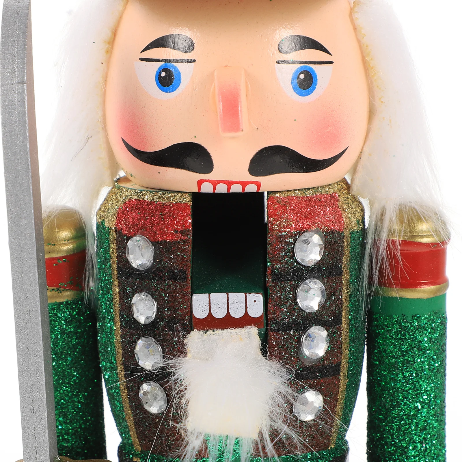 

Wood Christmas Nutcracker Cartoon Soldier Mouth Open Close Desktop Decor Traditional Xmas Ornament Gift Xmas Wood Nutcrackers