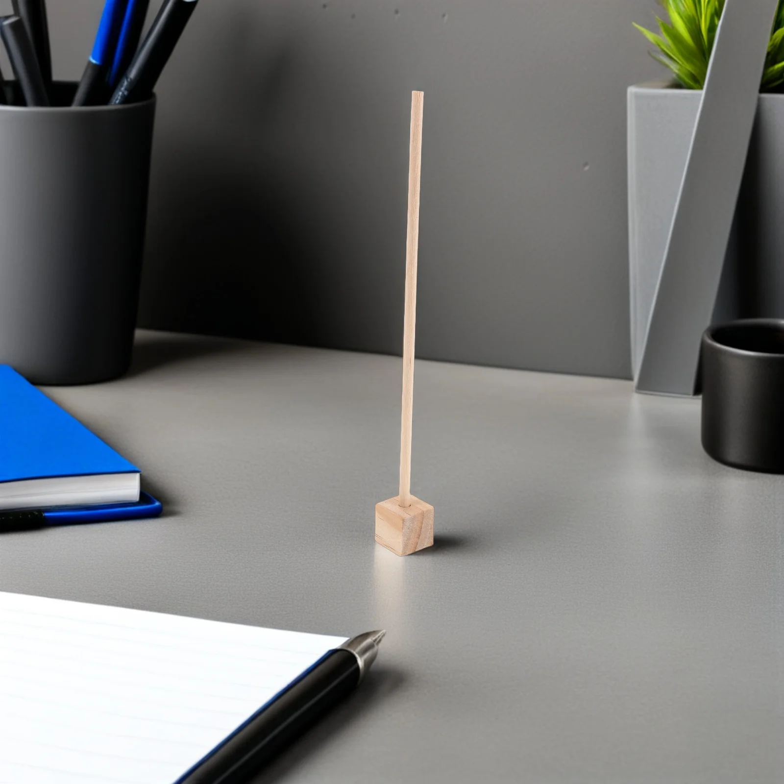 Kit educativo de manualidades DIY con tallo de 100 Uds., Base de bloque de pasadores de madera, juego de rompecabezas entrelazado creativo para la escuela de niños