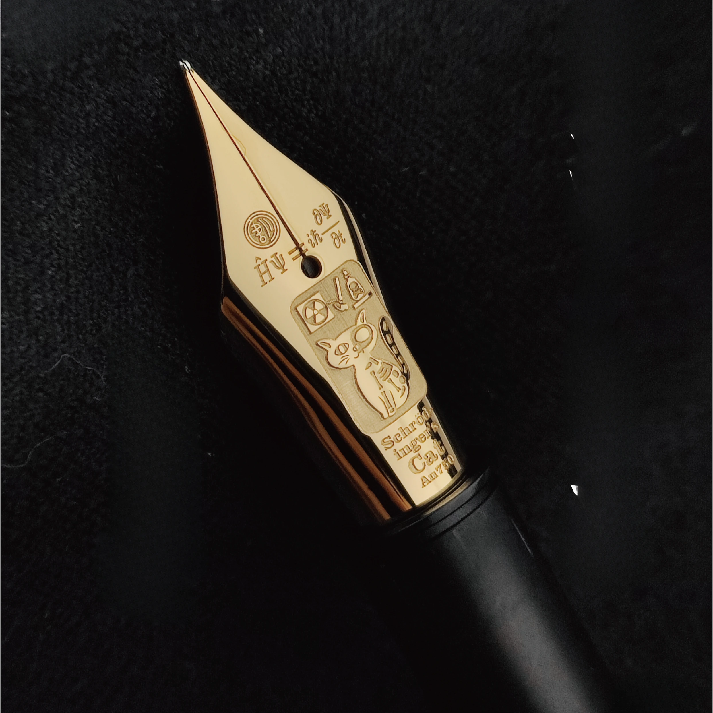 

Tangmoon Funny No.6 Pen Nib Unit Physics Series/Schrödinger's Cat/Einstein Adapted BOCK Pen Holder Accessories Fountain Pen