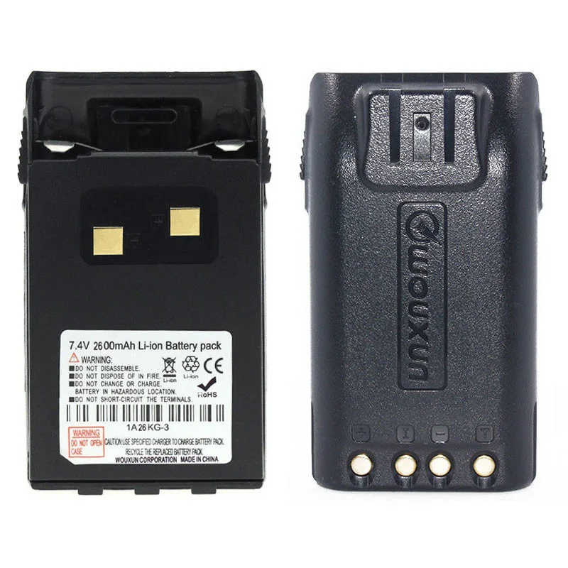 

Original Li-on Battery 2600mAh for Radio Walkie Talkie ﻿WouXun KG-UVD1P KG-UV6D KG-669 KG-833 KG-669