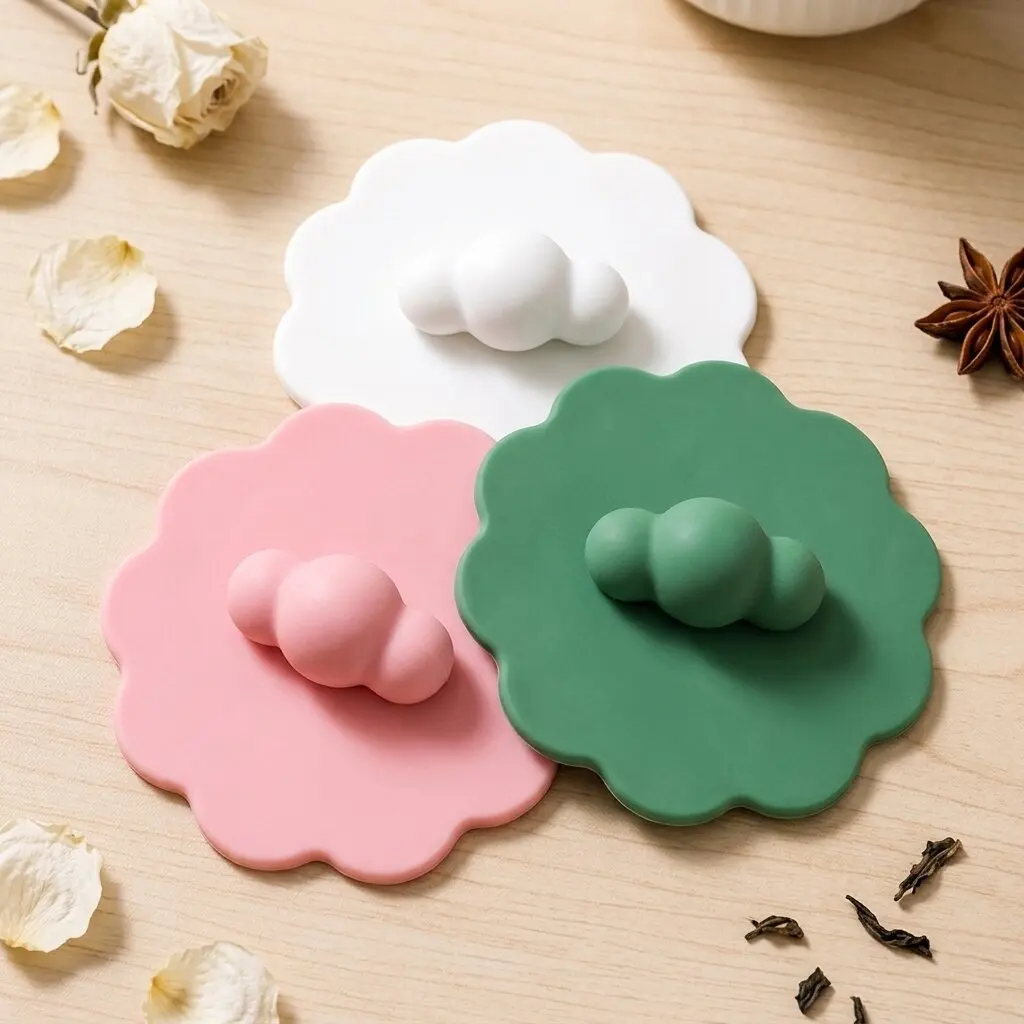 Water Bottle Accessory Dustproof Sealing Cup Cover Silicone Cup Lid Silicone Cup Cover For Instant Noodle Cups Drinking Cups