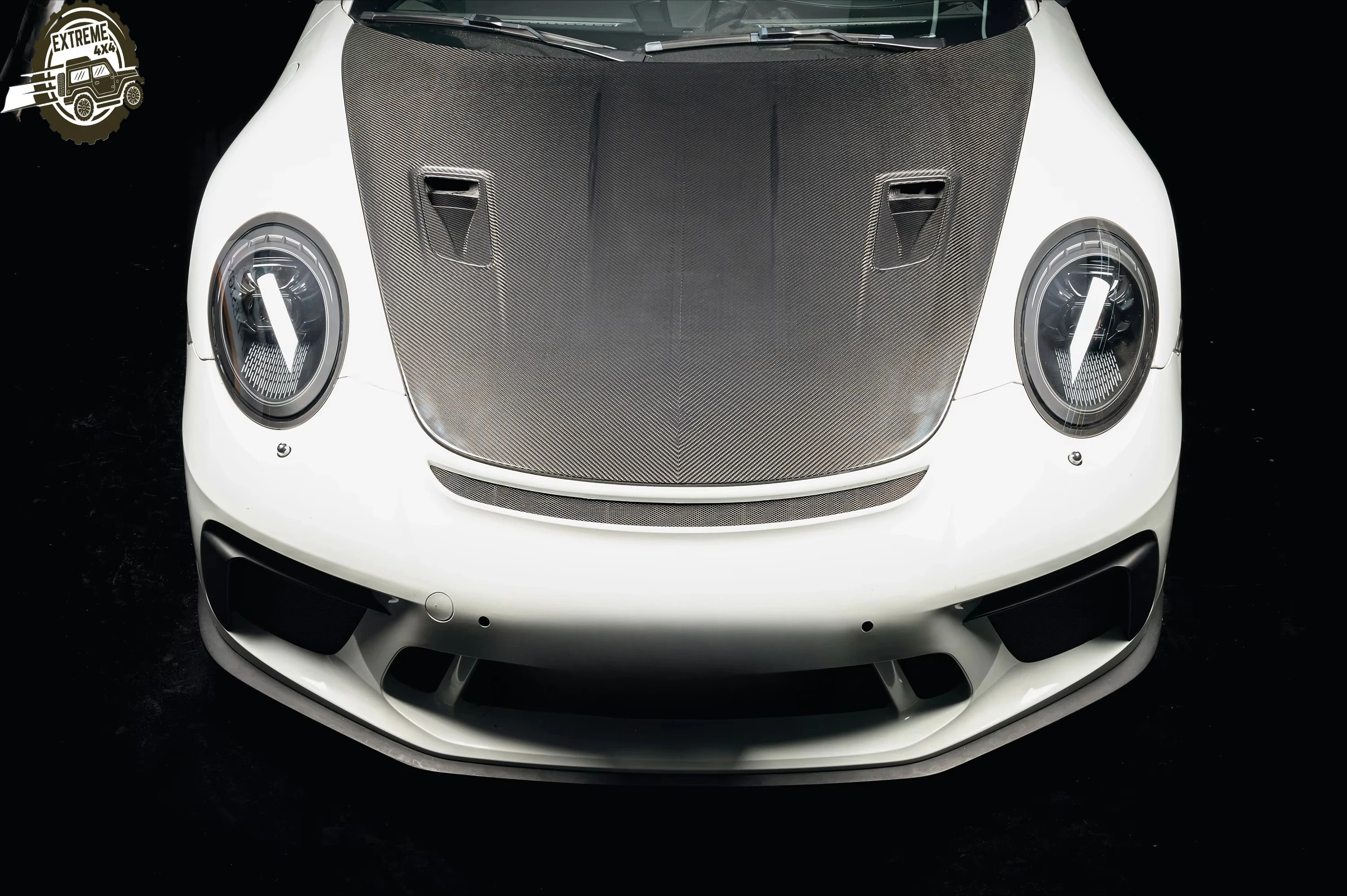 KM Carbon Fiber Hight Quality Engine Hood for 991 GT3 Kburning Bumpers and Hoods Accessory