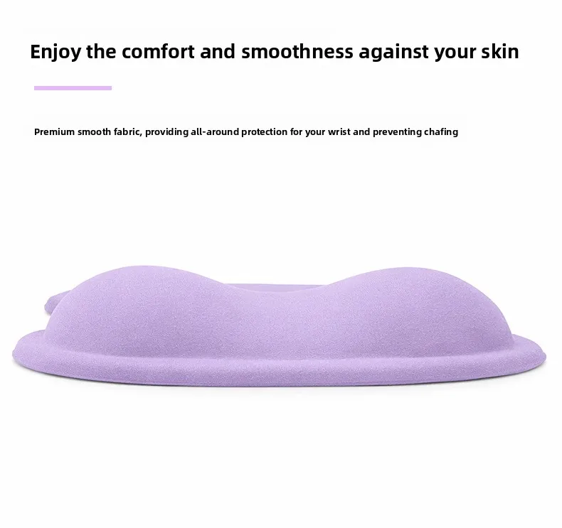 Gradient Silikon Handgelenkauflage Mauspad Ergonomische Schreibtischunterlage für Büro und Gaming 40+ Farbmuster Inklusive Individualisierung – Detail 5