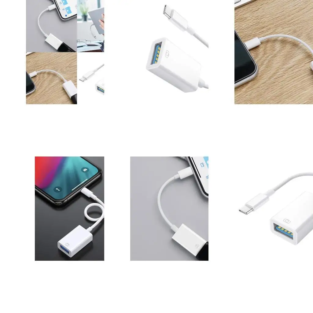 

31BA Portable USB3.0 OTG Adapter for Type C Devices Data Transfer Connection