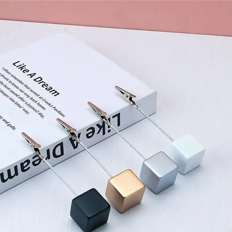 J78B 1PC fermoir porte-clips pour écrire des Notes