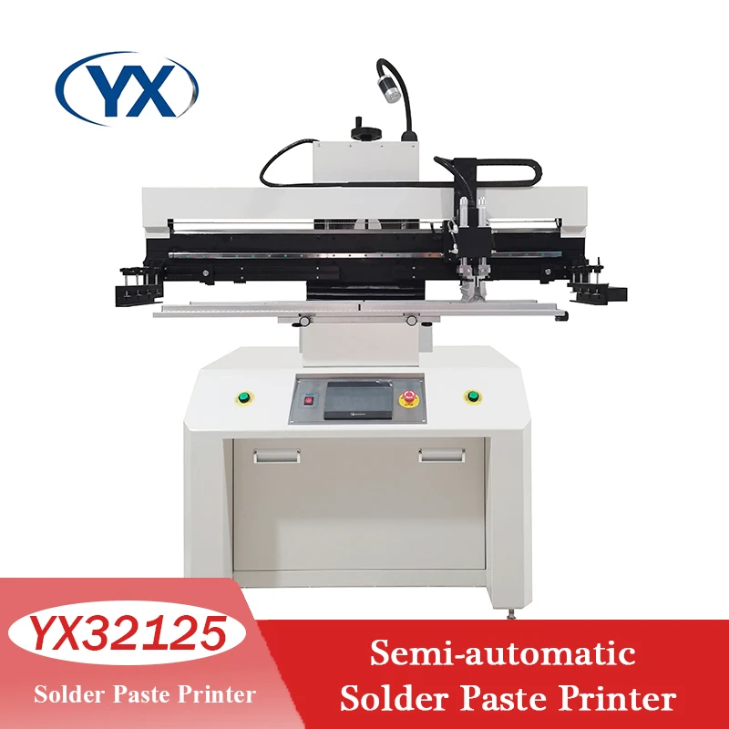 Stock in EU YX32125 PCB Automatic Press Printing Machine SMT Stencil Printer LED Production Line Solder Paste Printer