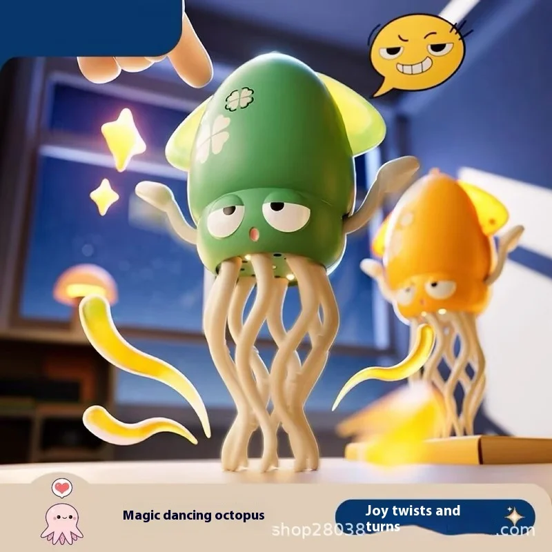 

New Magical Dancing Octopus Boy Learning Puzzle Toy Cartoon Girl Cute Mobile Walking Electronic Pet Toy Christmas Birthday Gift