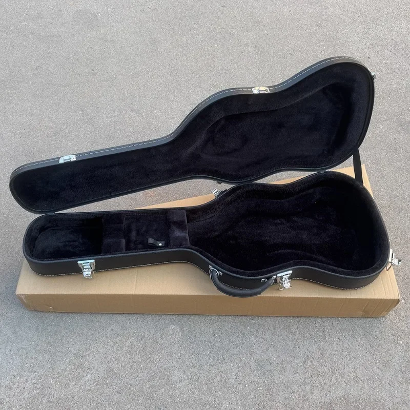 Hard Shell Electric Guitar Case for Full Size Guitars – Waterproof, Dustproof, Shockproof with Accessory Compartment