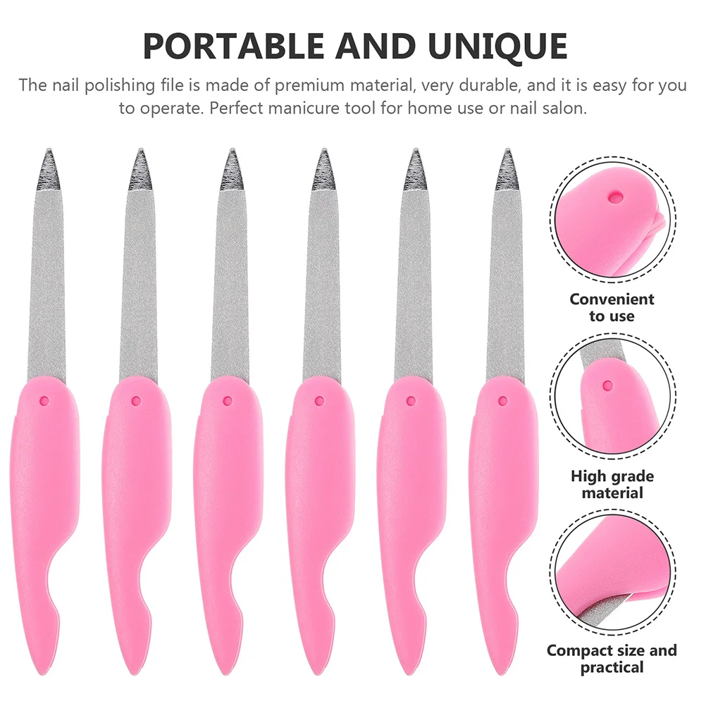 

8Pcs Nail Files Professional Metal Folding Double Side Nail Buffer for Fingernails Toenails Manicure Pedicure Tools Bulk Set