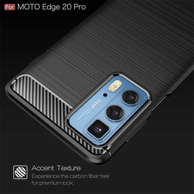 For Motorola Moto Edge 20 Pro Case Cover Moto Edge 20 Pro Coque Armor Back Shockproof Soft Case For Moto Edge 20 Pro Fundas