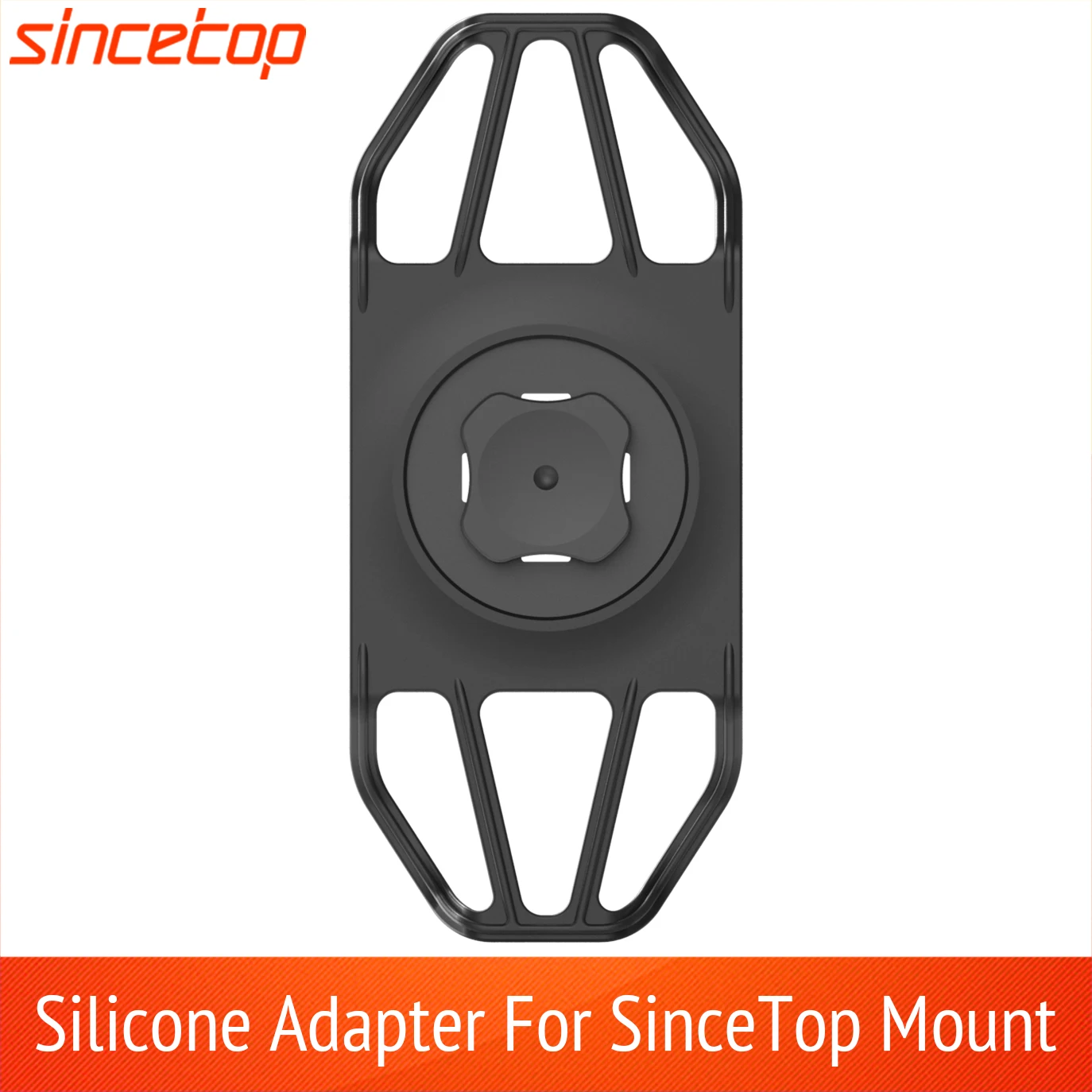 Universal Quick Mount Silicone Adapter Multi Purpose Phone Holder For Air-vent/Car/Bike/Belt Clip/Wall/Armband/Wristband Mount