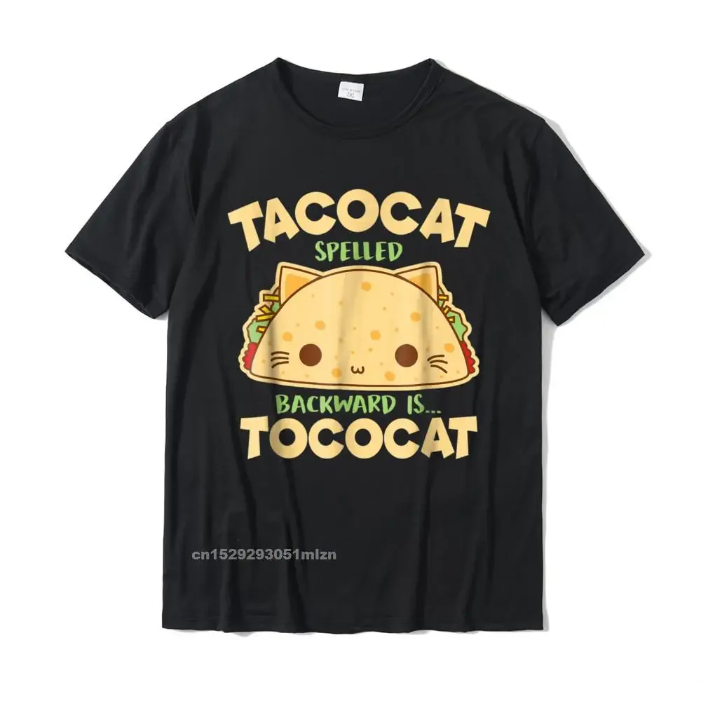 Tacocat Spelled Backwards Is Tacocat Funny Cat Shirts Tshirts Tees High Quality Cotton Funny Personalized Men