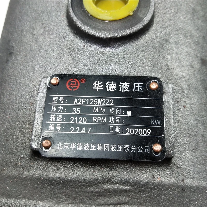 Pompa idraulica serie A2F A2F107/125/160/180/200/225/250/355/500/915/1000 W2P2R2P3W2Z2 Motore idraulico a pistoni
