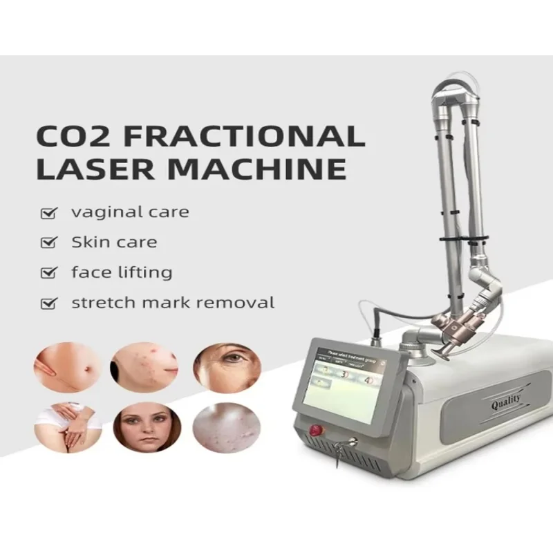 Portable Painless Co2 Fractional Laser Scar Removal Machine for Skin Rejuvenation Wrinkle Remover and Pigment Remove 2025