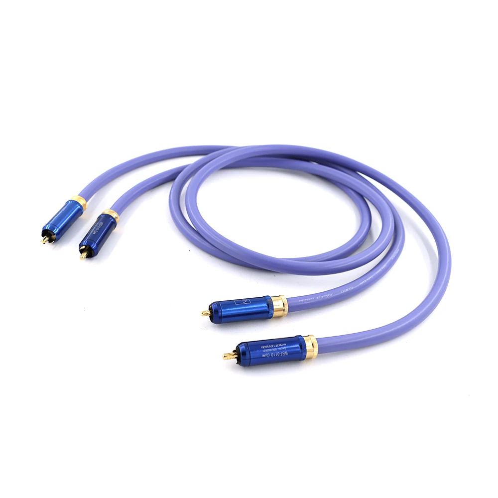 furukaw FA-αS22 Fever Grade Double Lotus Audio Cable Audio Power Amplifier CD Tube Amplifier WBT Gold Plated RCA Signal Cable