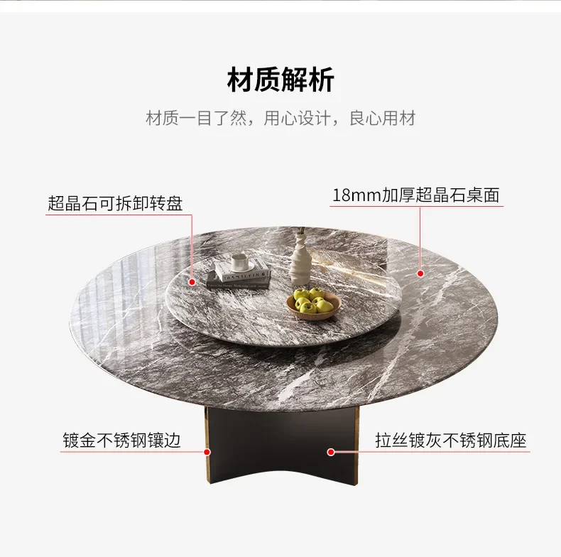 Italian minimalist high and low size round, coffee table combination, coffee table furniture