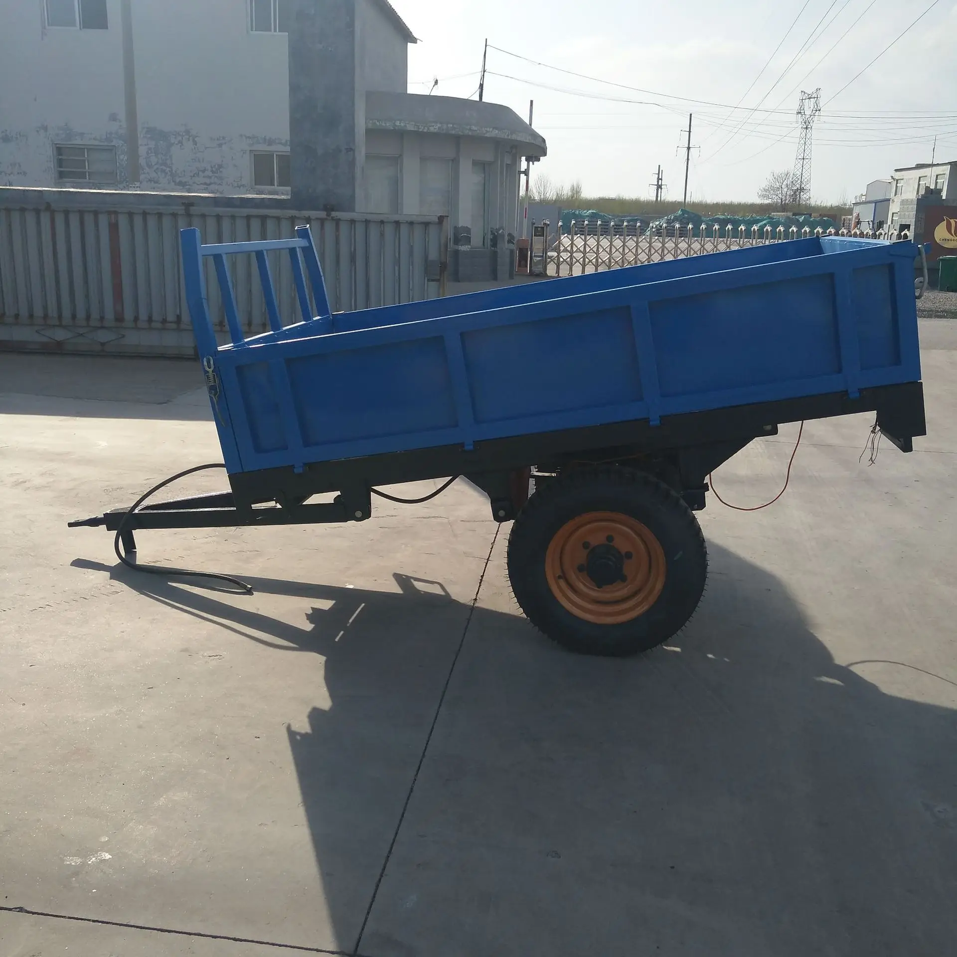 Remolque agrícola de dos ruedas con bombeo único de 20253 toneladas