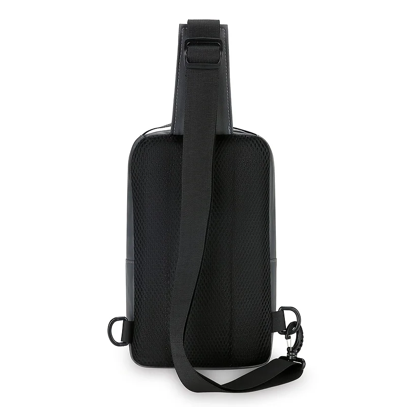 Multifunktionale Outdoor-Herren-Brusttasche, stilvolle Nylon-Umhängetasche, lässig, Sport, mehrere Fächer, Umhängetasche – Detail 4