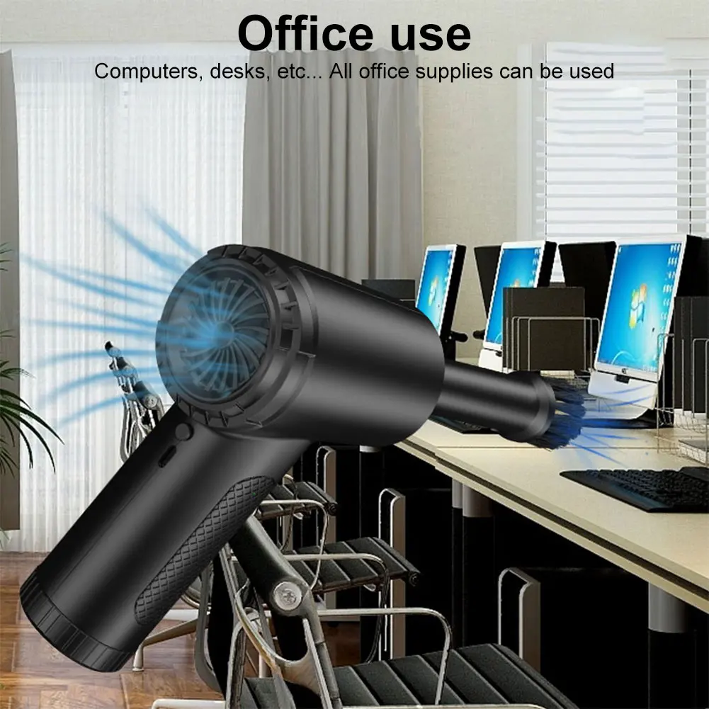 

Compressed Air Duster 51000RPM Rechargeable Cordless Air Blower 3 Gear Adjustable for Keyboard Electric Devices Cleaning