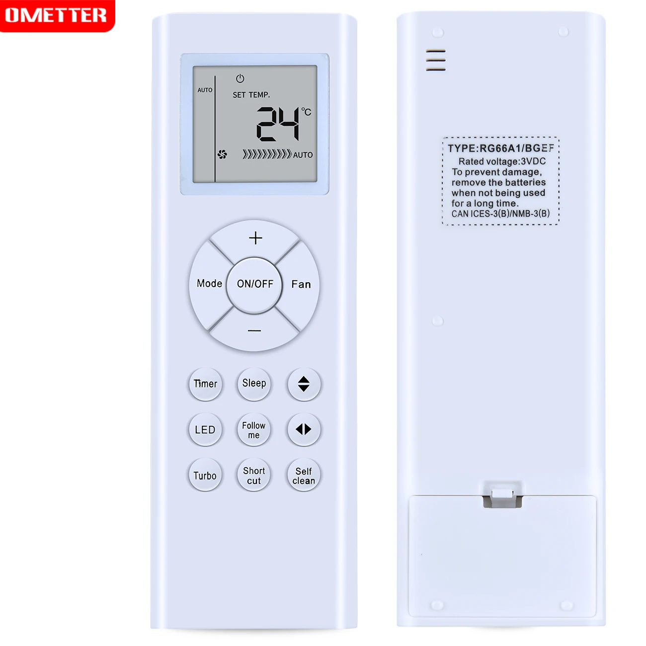 Klimatyzator zdalnego sterowania dla Midea RG66A1/BGEF & Kaden KS09 KS12 KS18 KS24 KS28 AC klimatyzator