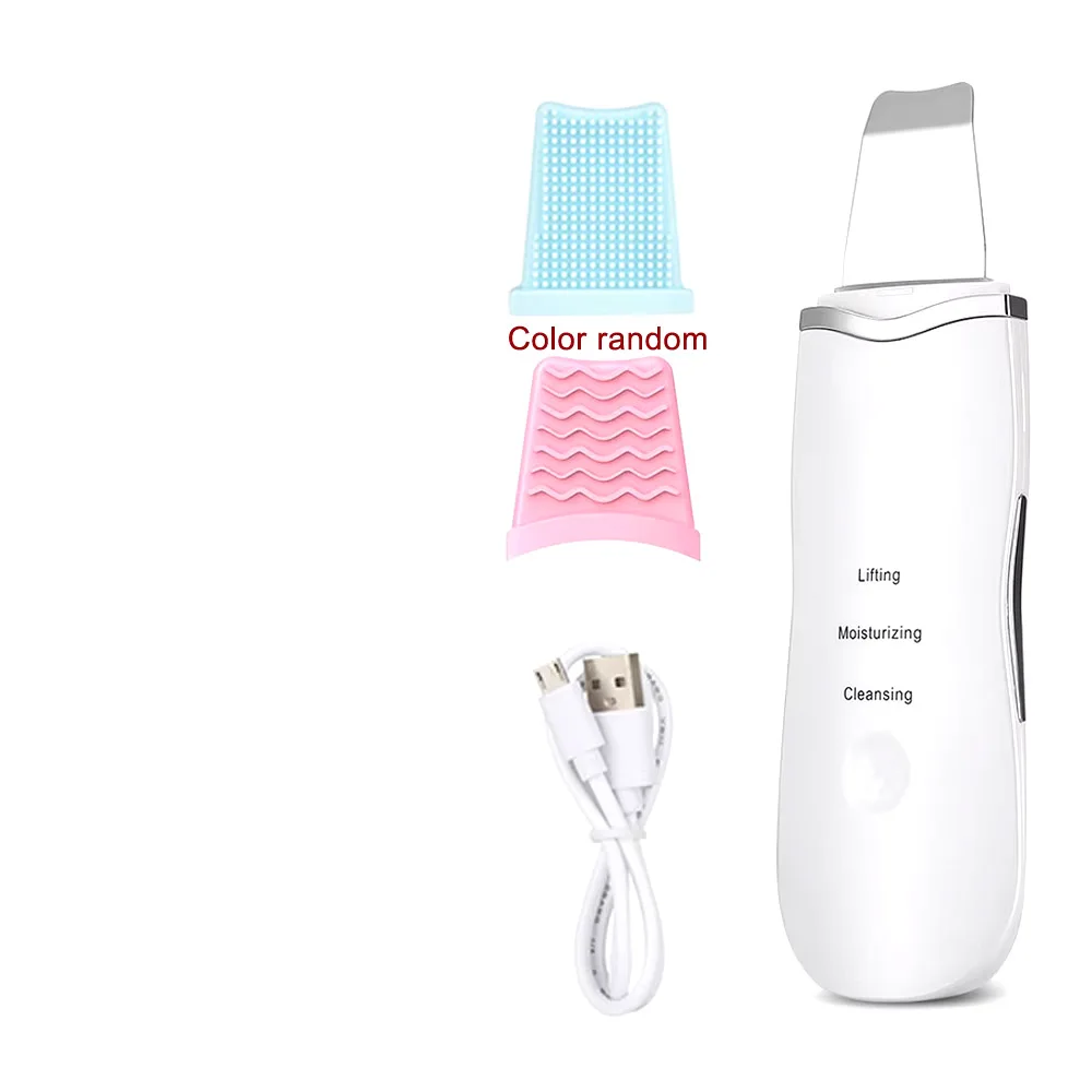 Épurateur de peau, nettoyage du visage à vibrations profondes, spatule à pelle non ultrasonique, nettoyeur de pores, masseur de pelle pour le visage