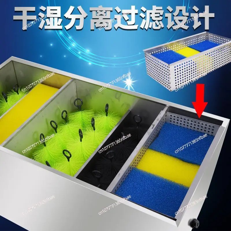 Upgrade Stainless Steel Pond Filter - External Water Circulation System for Large Outdoor Fish Ponds view 4