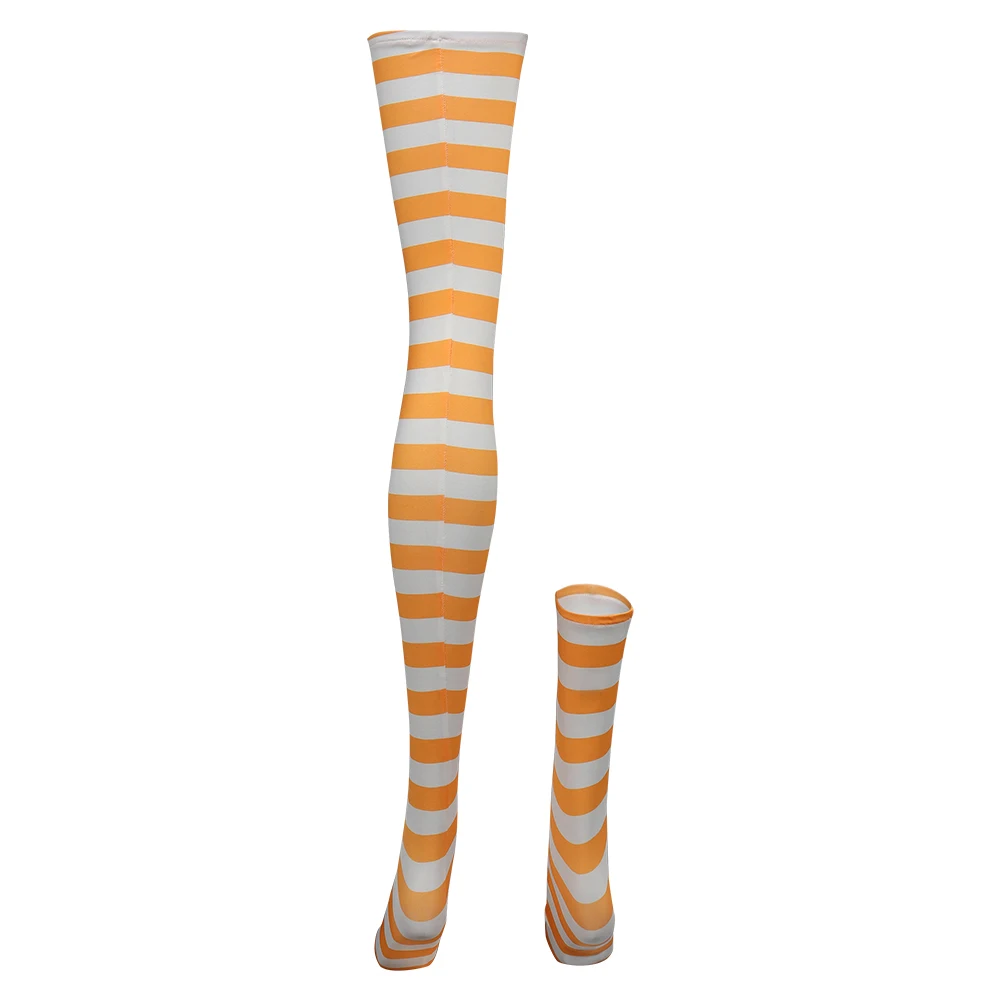 Nami Cosplay Women Short Long Socks Girls Female Halloween Carnival Party Costume Accessories for Role Play