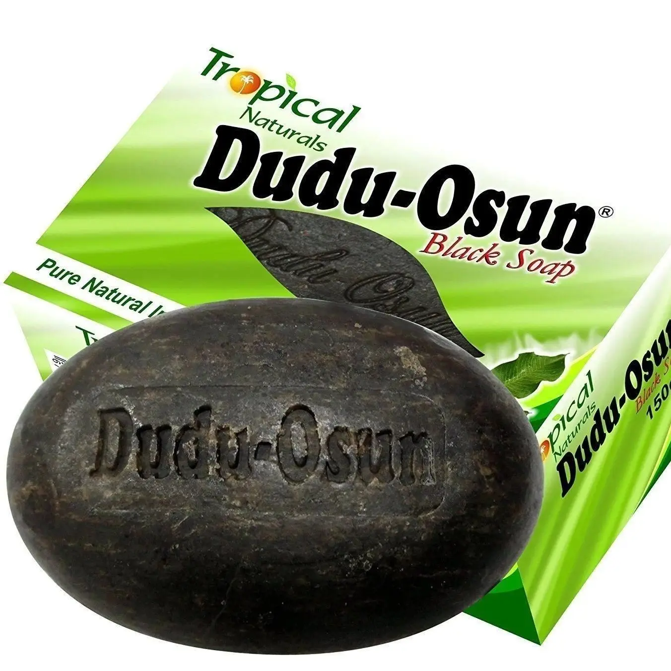 Dudu Osun-jabón negro orgánico puro Tropical, jabón africano con ingrediente Natural, tratamiento de humedad de karité, Eczema, 150g