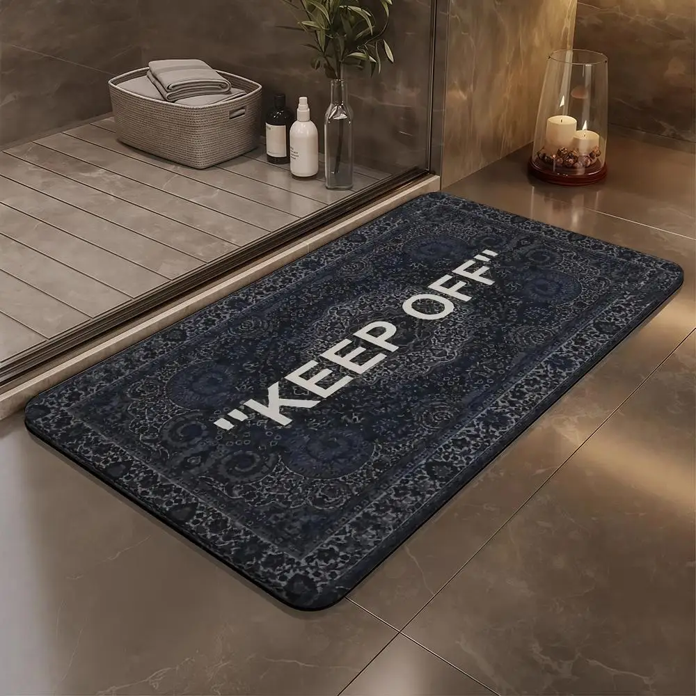 

Keep Off Doormat LivingFloor Mat Bathroom Soft Diatomaceous Mud FloorMat Bathroom Absorbent Mat,Bedroom Mat