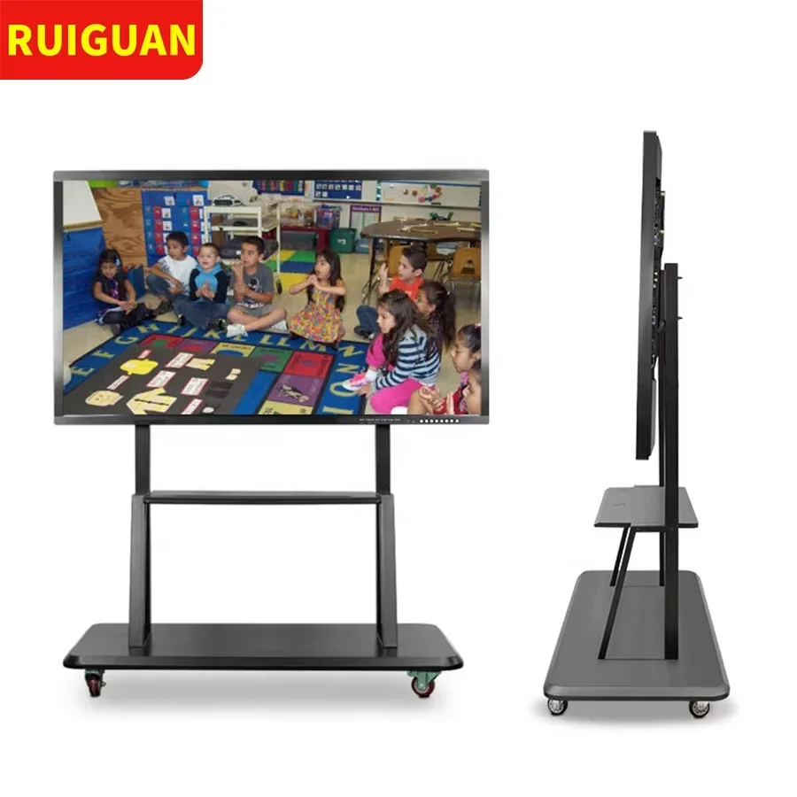 

65 Inch Education Touch Screen Interactive Whiteboard Interactive Touch All In One Pc Support Pen And Finger Touch Muti Use