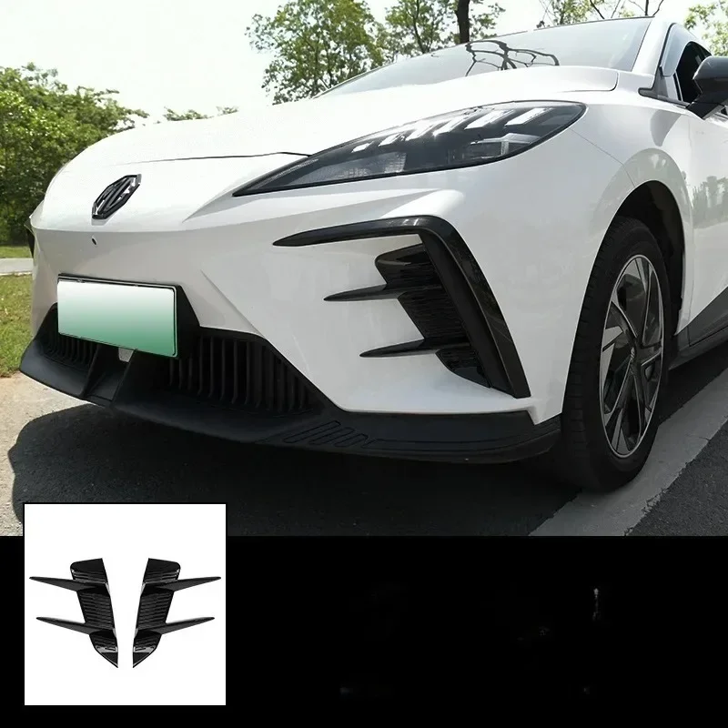 

Pkx For MG 4 MG4 EV Mulan 2023Car Front Bumper Spoiler Side Air Vent Trim Cover Trim MG 4