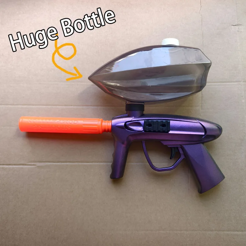 Outdoor Gun Toy Shooting Automatic Gun Toy Electric Shooting Bullet Pistol Big Bottle Interactive Toys For Adults Christmas Gift