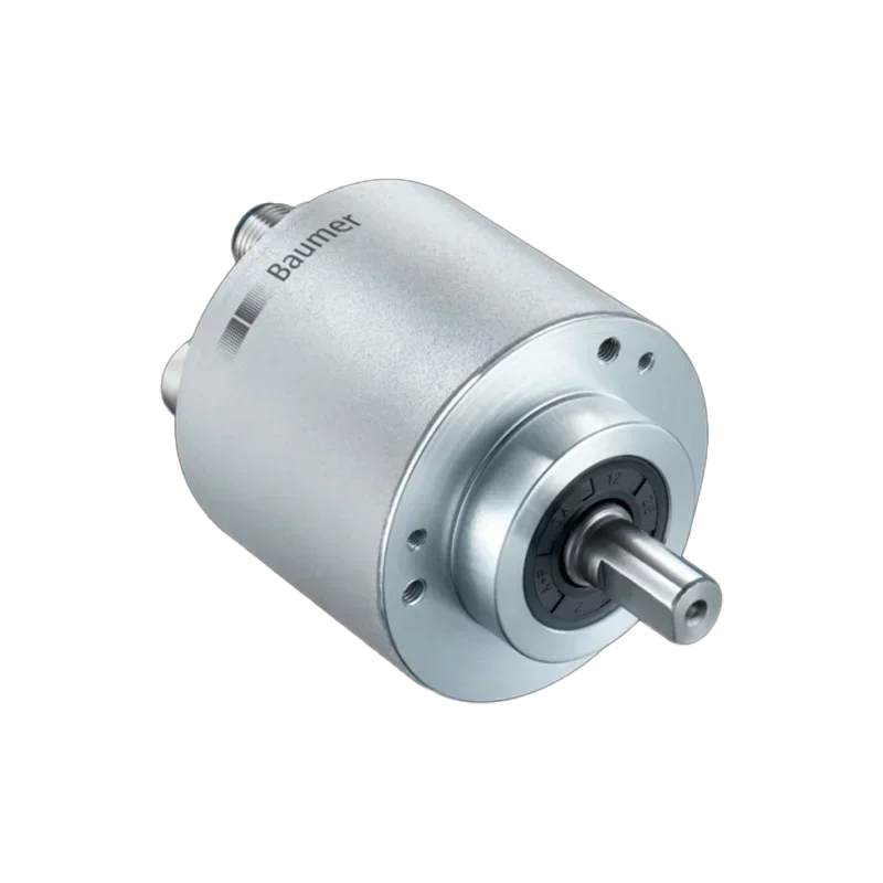 2026 EAM580 M12 M23 Flange Connector IP67 Accurate Detection Even in Harsh Environments 30V DC Ethercat Absolute Rotary Encoder