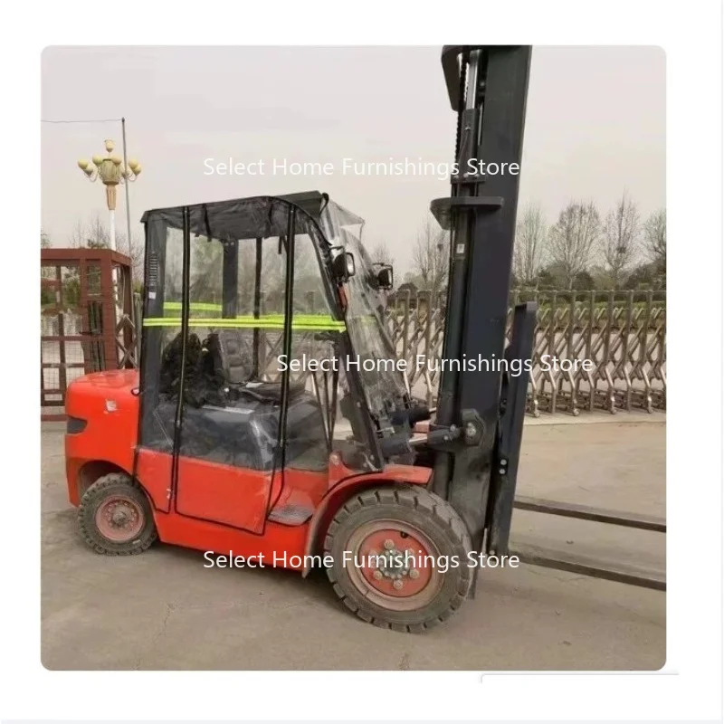 Suitable for Forklift Canopy, Fully Transparent Rain Curtain, Electric Fuel Heli Hangchao Closed Thermal Curtain, Sunshade