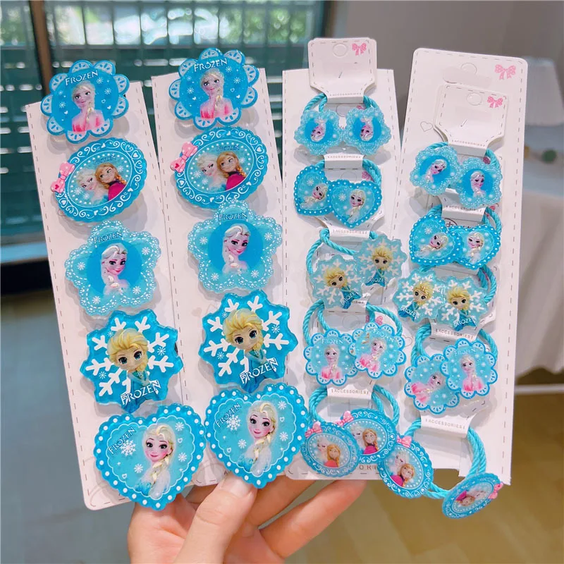 

Princess Elsa Hair Clips Cartoon Cute Children's Hair Accessories Frozen Hair Clips Cute Children's Accessories