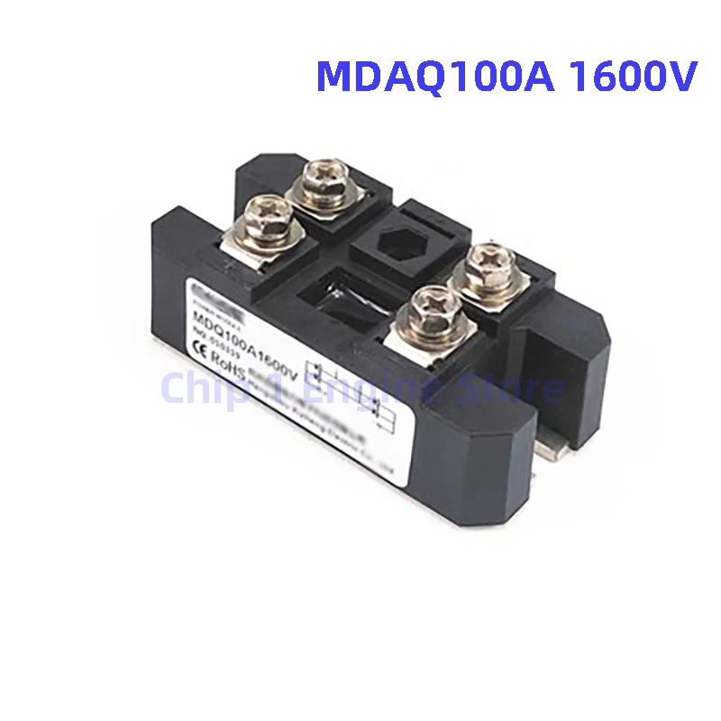 단상 정류기 브리지 모듈 MDQ30A 40A 50A 60A 75A 100A 1600V 다이오드 모듈 라디에이터 HS2095 AC-DC 모듈