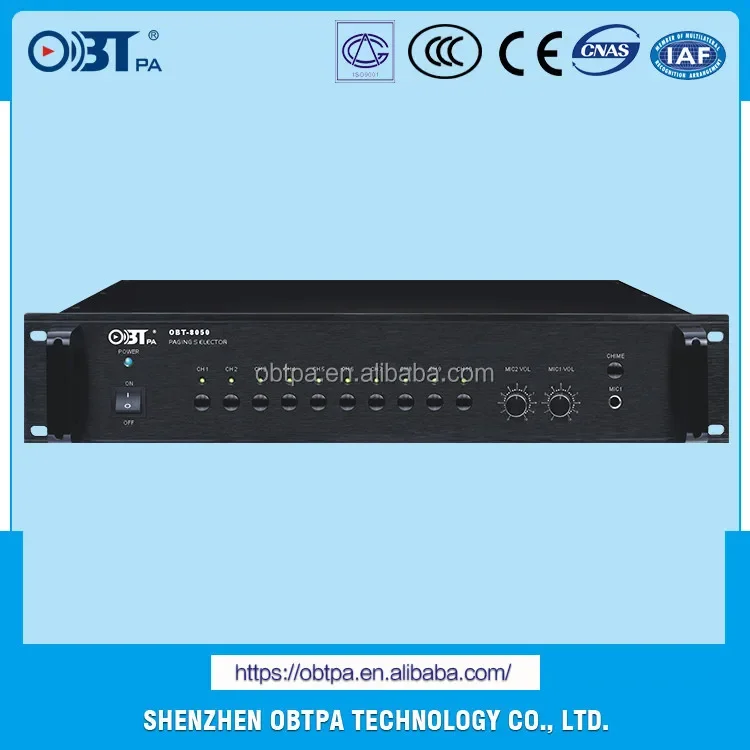 OBT-8060 PA System 10 Channels Forced Switching 24V Switching Power Supply