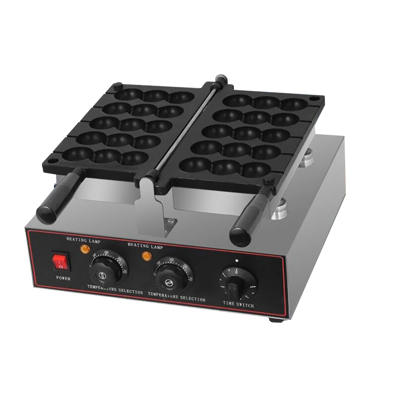 Street Food Baking Electric Equipment Commercial Takoyaki Ball Shape Waffle Maker Skewer Machine For Small Business