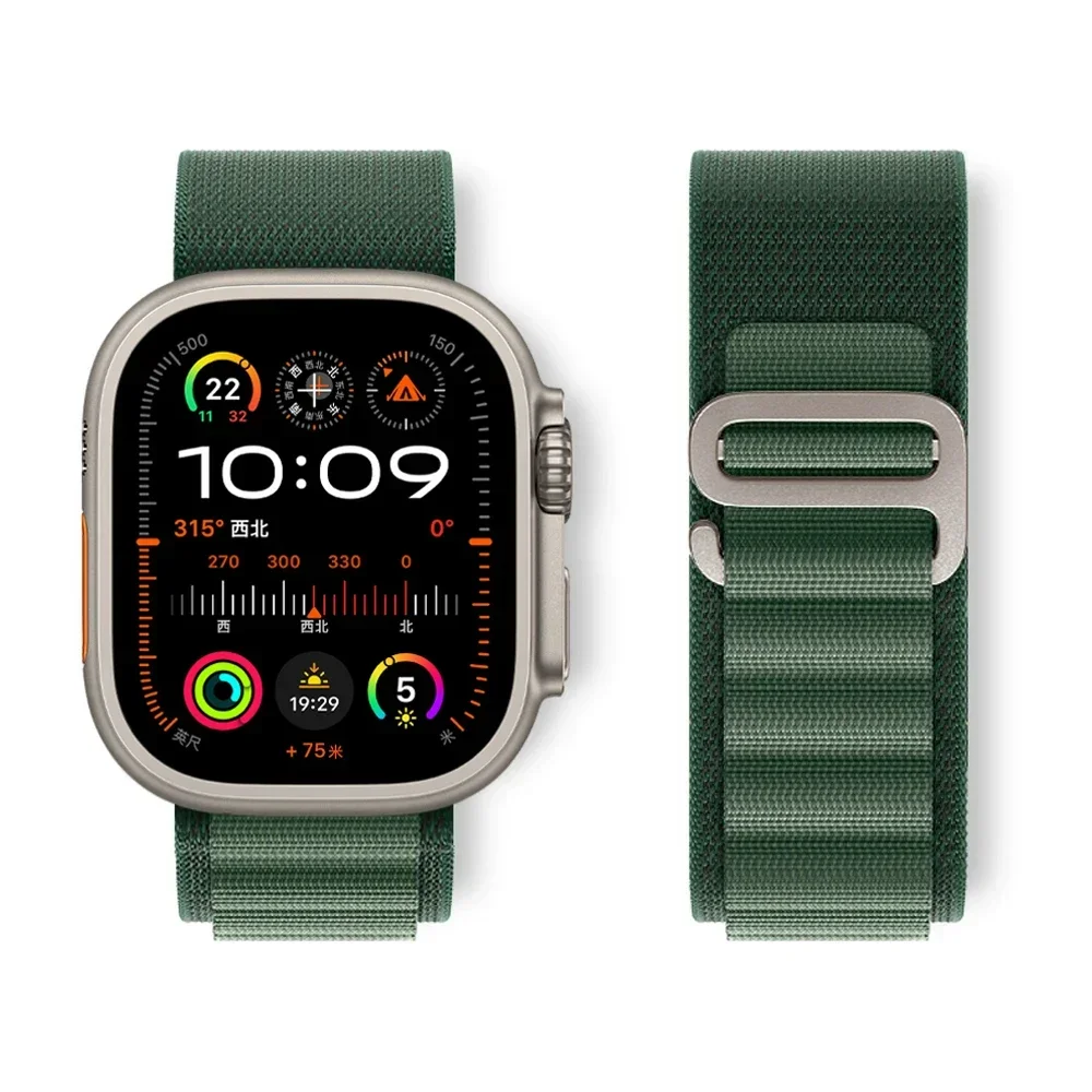 Neue Alpine Loop-Armbänder für Apple Watch Series 11/10/9, passend für 46mm, 45mm, 44mm, 41mm, 40mm, 42mm, Correa iWatch 8, 7, 6, 5, SE3, Ultra 2, 49mm