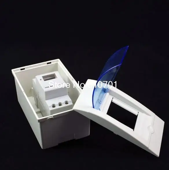 DIN Rrail Digital Programmable Timer TP8A16 THC15A AHC15A 12V/24V/48VDC 110/220V 16A Time Relay w Weather Proof Distribution Box